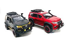 Машина ДЖИП TOYOTA Land Cruiser Prado 1:24 металлический 20*9*8 см, 6шт/уп