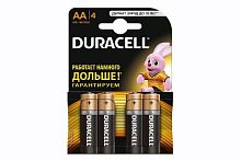 Батарейки DURACELL АА LR6 (2A/4B), 4штуки на блистере