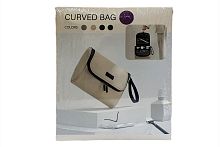Сумочка-косметичка дорожная Curved Bag с крючком, на молнии