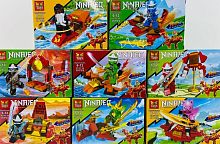 Конструктор Toys NINJA "Воины огненного дракона 8в1" GT-86, 39-43 деталей, 16 шт/уп ЦЕНА ЗА ШТУКУ