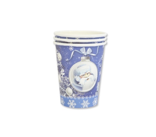 Стаканы НАБОР "Зимняя сказка" 1502-1819, бумажные, высота 10см, 250мл, 6 шт/уп Стаканы НАБОР "Зимняя сказка" 1502-1819, бумажные, высота 10см, 250мл, 6 шт/уп