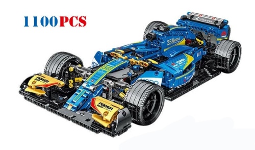 Конструктор Mork TECHNOL MODEL "Гоночный автомобиль F1 Ferrari Sauber C36" 023007, 1100 деталей фото 2