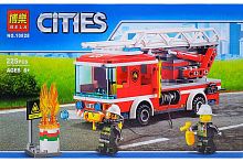 Конструктор BELA CITIES "Пожарный автомобиль с лестницей" 10828, 225 деталей