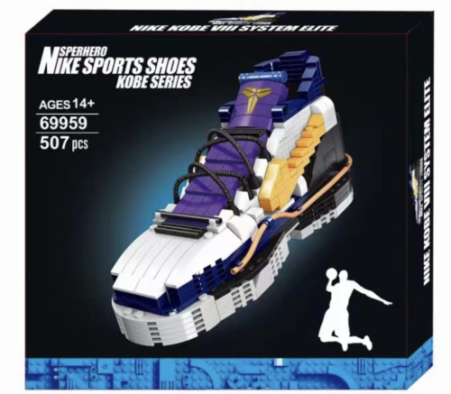 Конструктор Кроссовок Найк Nike Kobe Bryant Jordan NBA 69959, 507 деталей