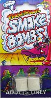 Таблетки дымовые SMOKE BOMBS, белый дымовой материал, 1,5*1,5 см на блистере