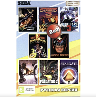 Картридж 16bit 8в1 RU-12807 BATMAN FOREVER/STREET OF RAGE 3/ROAD RASH 3/JUDGE DREDD/STAR GATE+ 128Мб