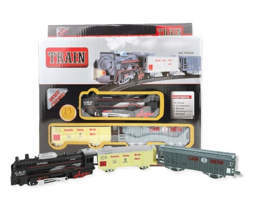 Железная дорога TRAIN 19026A, 13 предметов, длина пути 210 см фото 3