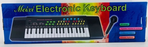 Синтезатор Meixi ELECTRONIC KEYBOARD KD3738 с микрофоном, 37 клавиш, 22 функции фото 2