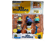 Фигурки НАБОР МИНЬОНЫ MINIONS ME 3, 6 шт на блистере 