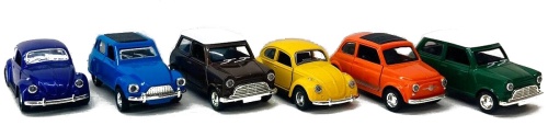 Машина Volkswagen Beetle COOPER 1:24 металлическая 10,5х5,5х5 см 12шт/уп