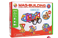 Магнитный конструктор MAG-BUILDING 36 деталей