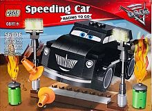 Конструктор QS08 Speeding Car "ТАЧКИ: Джексон Шторм" 56006, 167 деталь