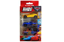 Набор машинок Тачки МЭТР 3 штуки MINI RACERS, размер 6,5 х 3 см, в картонной коробке