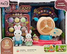 НАБОР Fairy Care Конфетная машина Зайка Bay Dreamy 2 фигурки + 6 предметов                          