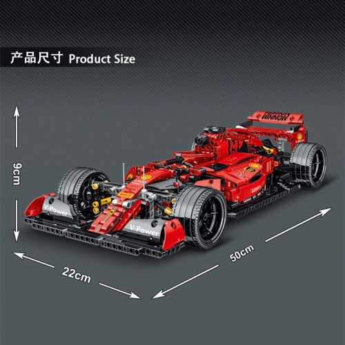 Конструктор Mork TECHNOL MODEL Гоночный автомобиль F1 Ferrari SF90 Super Racing Car 023005, 1099 дет фото 3