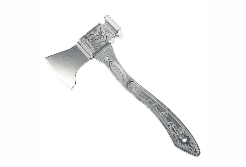 Топор-молоток СССР для отбивания мяса, алюминиевый, длина 22 см Топор-молоток СССР для отбивания мяса, алюминиевый, длина 22 см