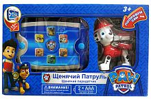 Щенячий Патруль ПЕРЕДАТЧИК + щенок Маршал, игрушка интерактивная 15 х 10 см