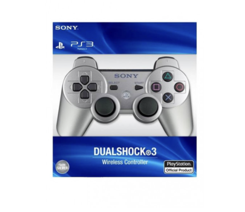 Джойстик PS 3 Controller Wireless Dual Shock Silver фото 3