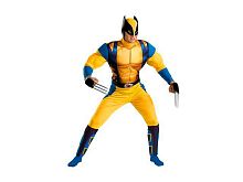 Костюм Росомаха (костюм, маска) LESD2001 желтый, полиэстер, размер 46-48