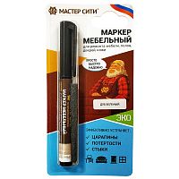 Маркер мебельный спиртовой 141 ДУБ БЕЛЕНЫЙ Мастер сити, 3 мл (блистер)