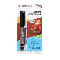 Маркер мебельный спиртовой "Мастер сити ДР" 306 ОРЕХ, 3 мл (блистер)