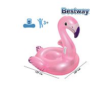 Надувная матрас-плот BESTWAY "Фламинго" с ручками 127х127 см, до 45кг, от 3 лет, уп.8
