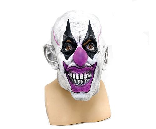 Маска Страшный Клоун ВМ345, латексная, без размера