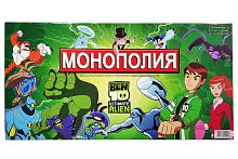 Настольная игра "Монополия. БЕН ТЕН" BEN 10 ULTIMATE ALIEN для детей от 8 лет