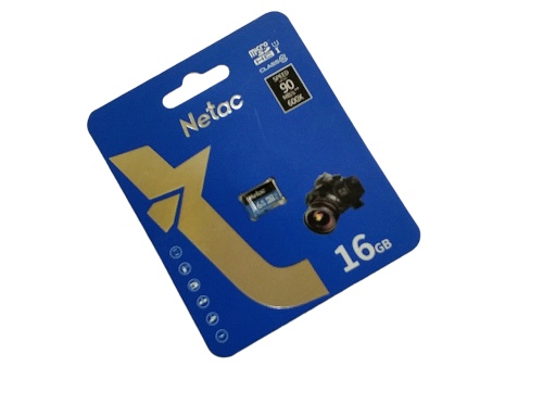 Карта памяти Netac MicroSDHC 16Gb P500 Standard Class 10 UHS-I (90 Mb/s) без адаптера фото 2