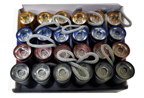 Фонарик ручной компактный светодиодный LED на 3-х батарейках типа ААА, 10 см фото 7