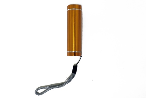 Фонарик ручной компактный светодиодный LED на 3-х батарейках типа ААА, 10 см фото 5