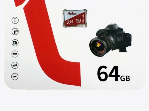 Карта памяти Netac MicroSDXC 64Gb P500 Eco Class 10 UHS-I без адаптера фото 4