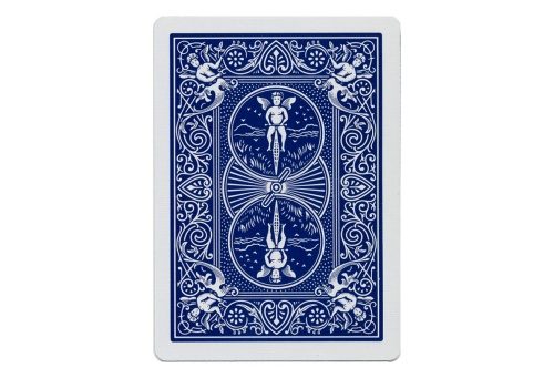 Карты для покера Bicycle Standard 54 Blue с пластиковым покрытием, синие, 54 штуки  фото 6