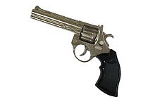 Пистолет металлический РЕВОЛЬВЕР SUPER CAP GUN стреляет пистонами