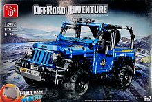 Конструктор TLG Техник OffRoad Adventure «Внедорожник Вранглер Jeep Wrangler», T2002, 876 деталей