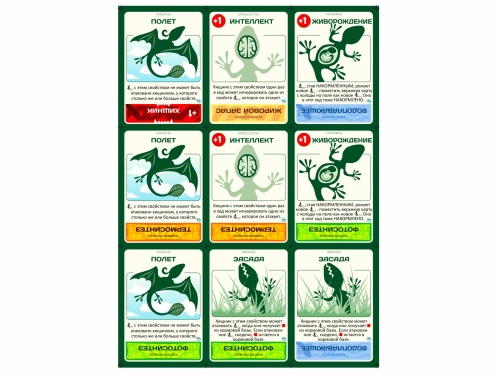 Настольная печатная игра "ЭВОЛЮЦИЯ" база   фото 3