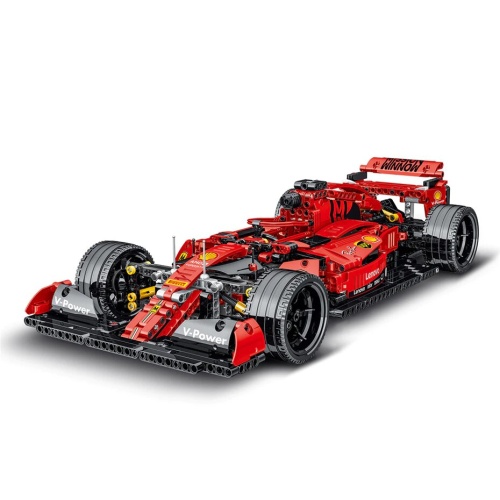 Конструктор Mork TECHNOL MODEL Гоночный автомобиль F1 Ferrari SF90 Super Racing Car 023005, 1099 дет фото 2