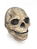 Маска Череп открытый рот, цвет бежевый, резина, размер 56-60 