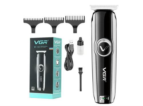 Машинка для стрижки волос VGR Voyager V-168 со сменными насадками