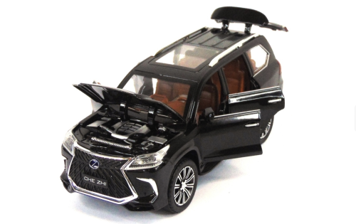 Машина ДЖИП LEXUS LX570 SUV OFF ROAD DIE-CAST 1:24 металлическая 20х7,5х7,5 см 4шт/уп фото 3
