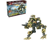 Набор фигурок "Робогир Локуст", пластик, сборка без клея, синяя/серая, для детей от 7 лет