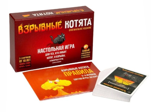 Настольная игра "Взрывные котята" (Мир Хобби) 10+ фото 7