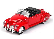 Машина Lincoln Zephyr retro металлическая, 1:38, свет, звук