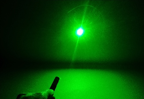 Лазерная указка Green Laser Pointer SD-03-2 без насадок, зеленый луч фото 2