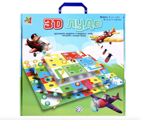 Настольная игра 3D LUDO "3Д ЛУДО"