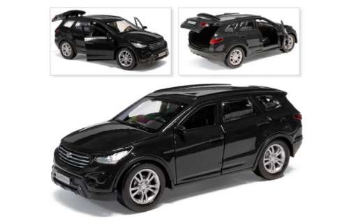 Машина "Hyundai Santafe" 1:32 металлическая 16,5х6,7х8,5 см  в коробке фото 7