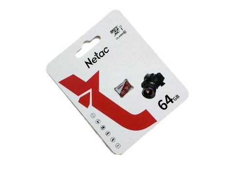 Карта памяти Netac MicroSDXC 64Gb P500 Eco Class 10 UHS-I без адаптера фото 3