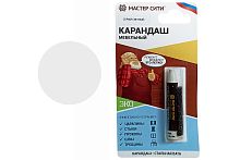 КАРАНДАШ мебельный супермягкий воск 004 СЕРЫЙ СВЕТЛЫЙ Мастер Сити, 6 г (на блистере)