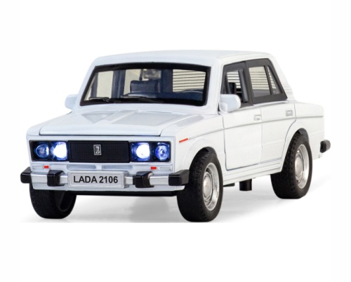 Машина Лада LADA 2106 металлическая 1:24, 10х5х5,5 см 12шт/уп фото 5
