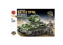 Конструктор BBlock Battle Tank Series "Танк Т-34" XJ-868D, 458 деталей